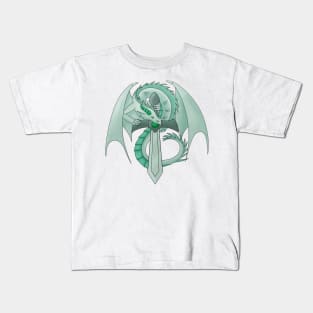 Emerald Sword Dragon Kids T-Shirt